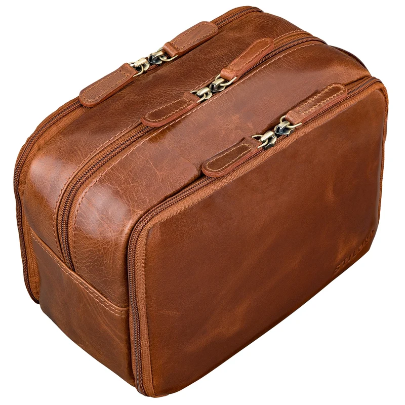 "Corse" Kulturtasche Leder XL
