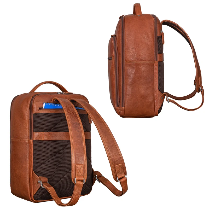 B-WARE "Gordon" Geschmackvoller Rucksack Leder Herren und Damen