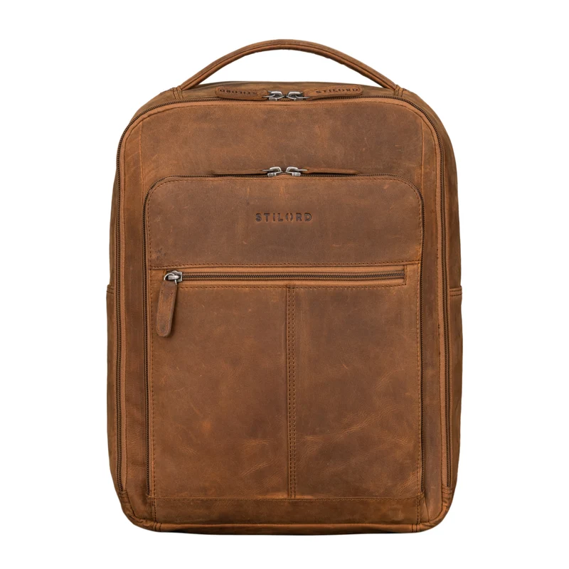 B-WARE "Gordon" Geschmackvoller Rucksack Leder Herren und Damen