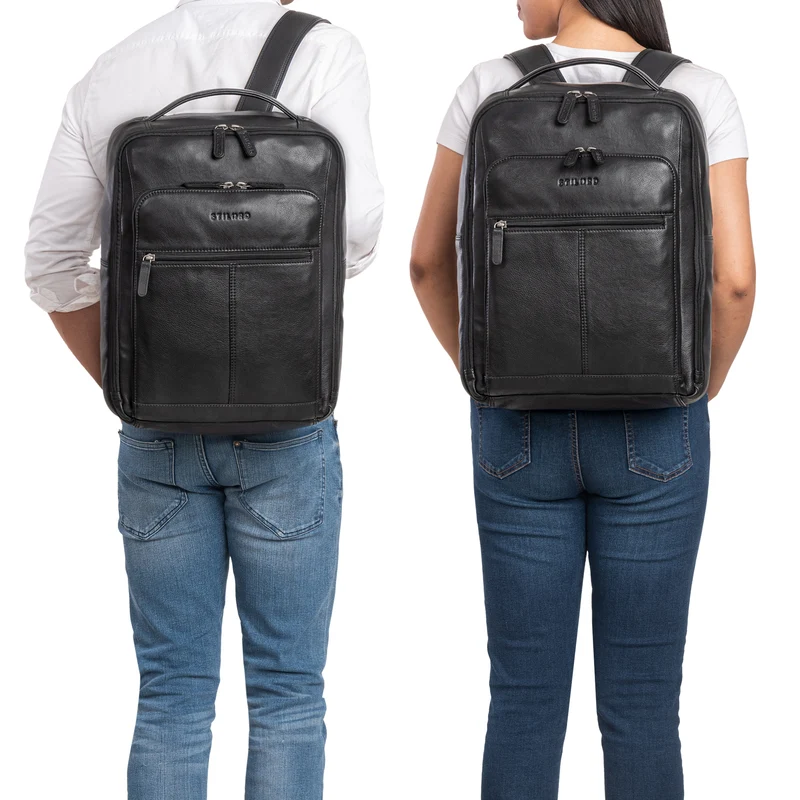 B-WARE "Gordon" Geschmackvoller Rucksack Leder Herren und Damen