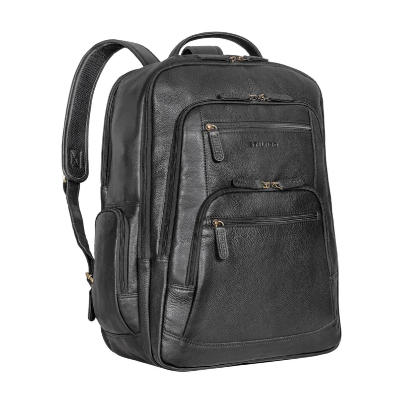B-WARE "Igor" Leder Rucksack mit Laptop-Fach 18 Zoll Groß Damen und Herren