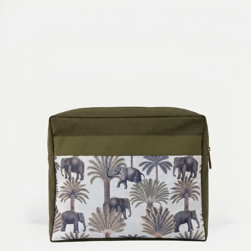 Kulturtasche -L- Elephant PALMS