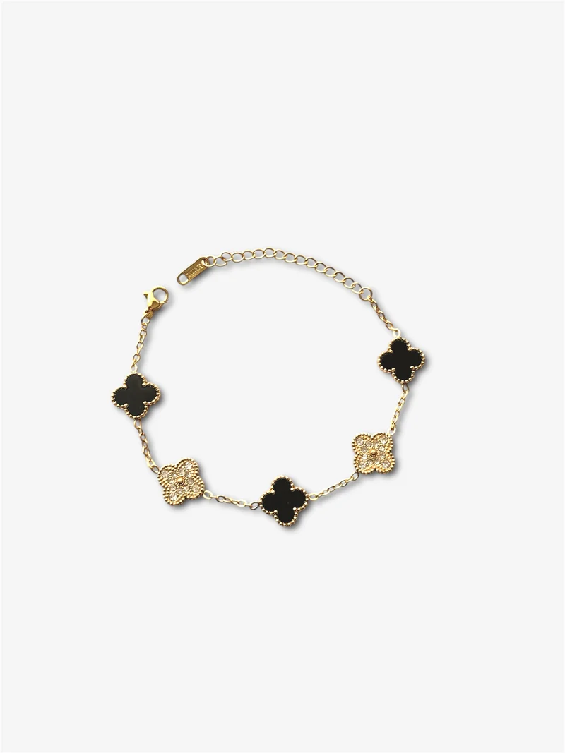 Amaré Kleeblatt hochwertige Edelstahl Armbänder
