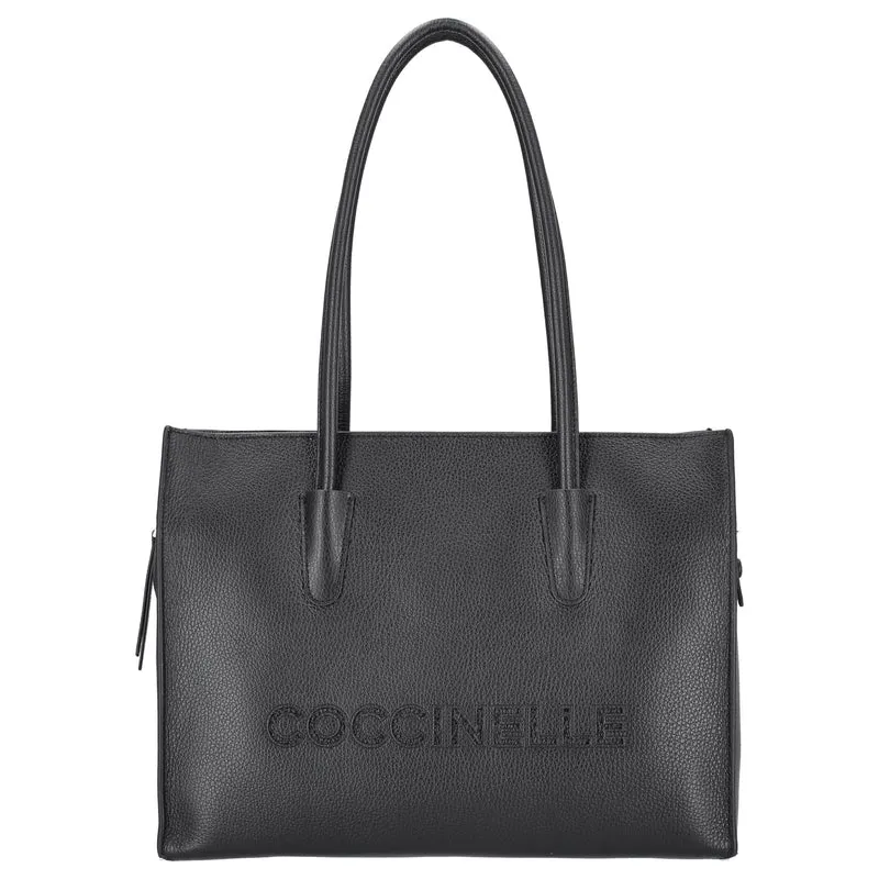 Coccinelle Myrtha 26 - Henkeltasche 36 cm (noir)