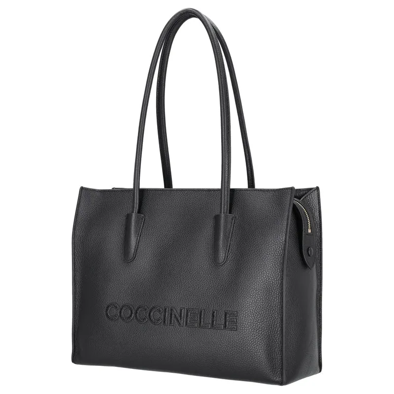 Coccinelle Myrtha 26 - Henkeltasche 36 cm (noir)