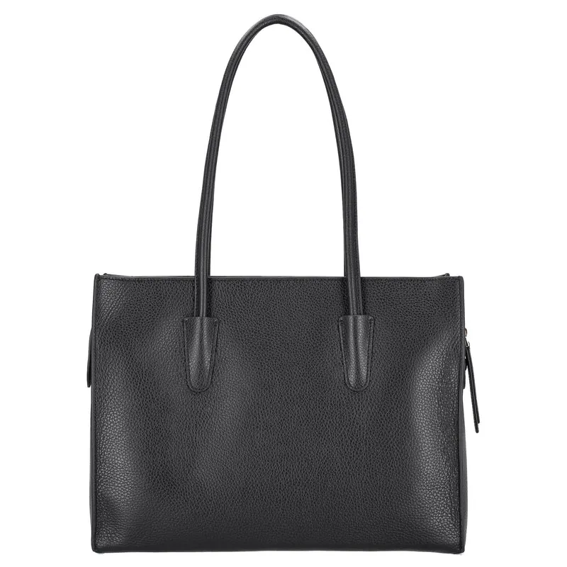 Coccinelle Myrtha 26 - Henkeltasche 36 cm (noir)