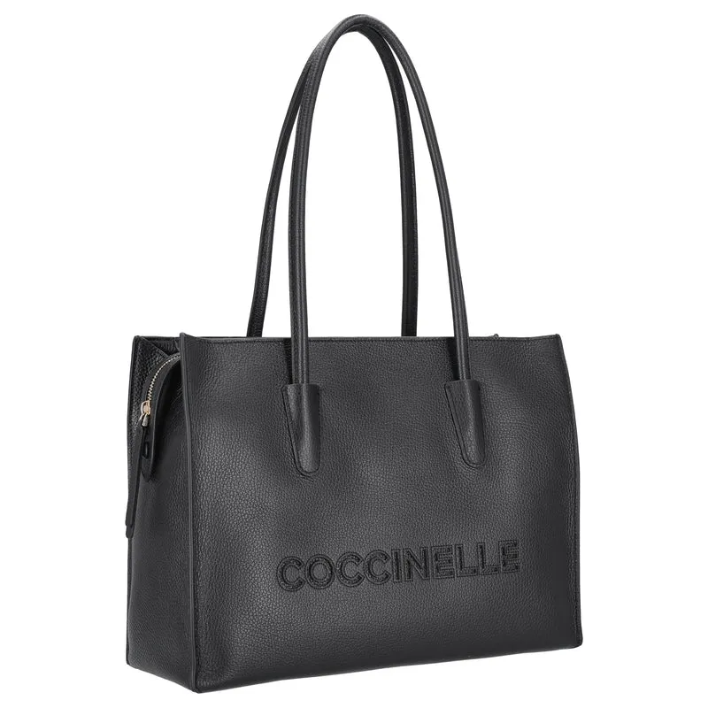 Coccinelle Myrtha 26 - Henkeltasche 36 cm (noir)