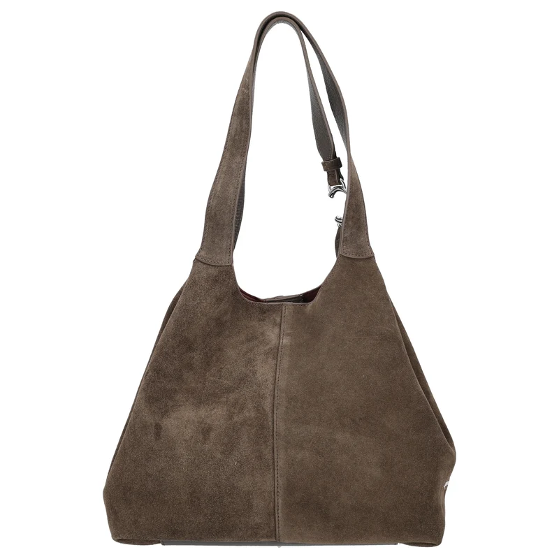 Coccinelle C-Easy Suede - Shopper 31 cm (fango/fango)