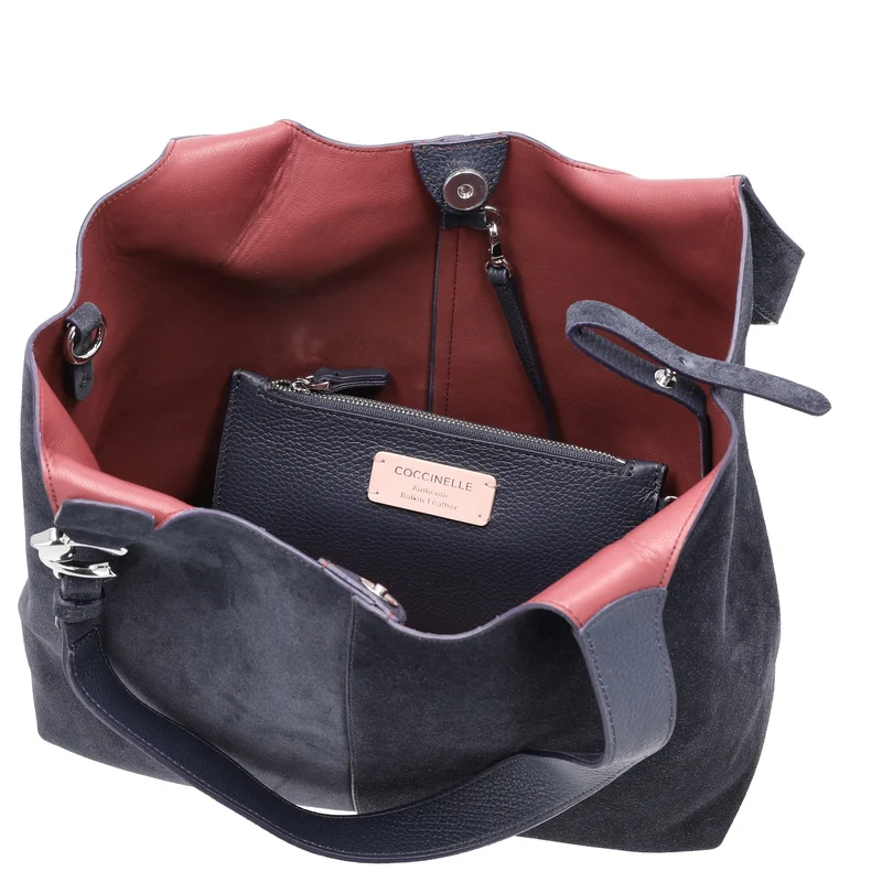 Coccinelle C-Easy Suede - Shopper 31 cm (midnight blue)