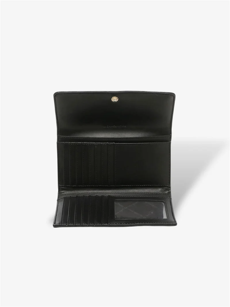 Michael Kors Jet Set Travel Trifold Geldbörse schwarz gold