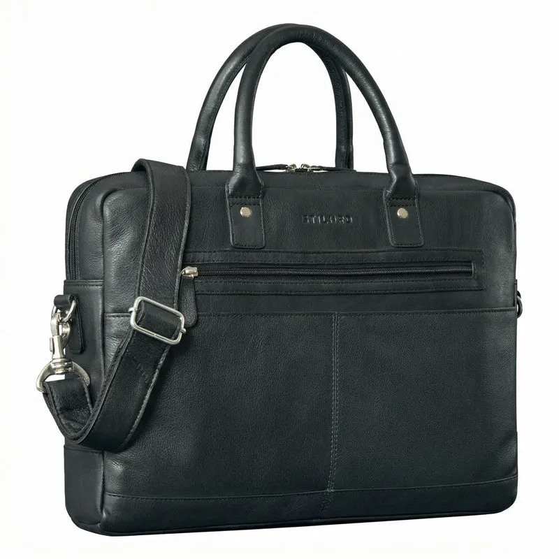 "Gonzalo" Business Aktentasche Herren Leder Groß Laptoptasche 15.6 bis 16 Zoll
