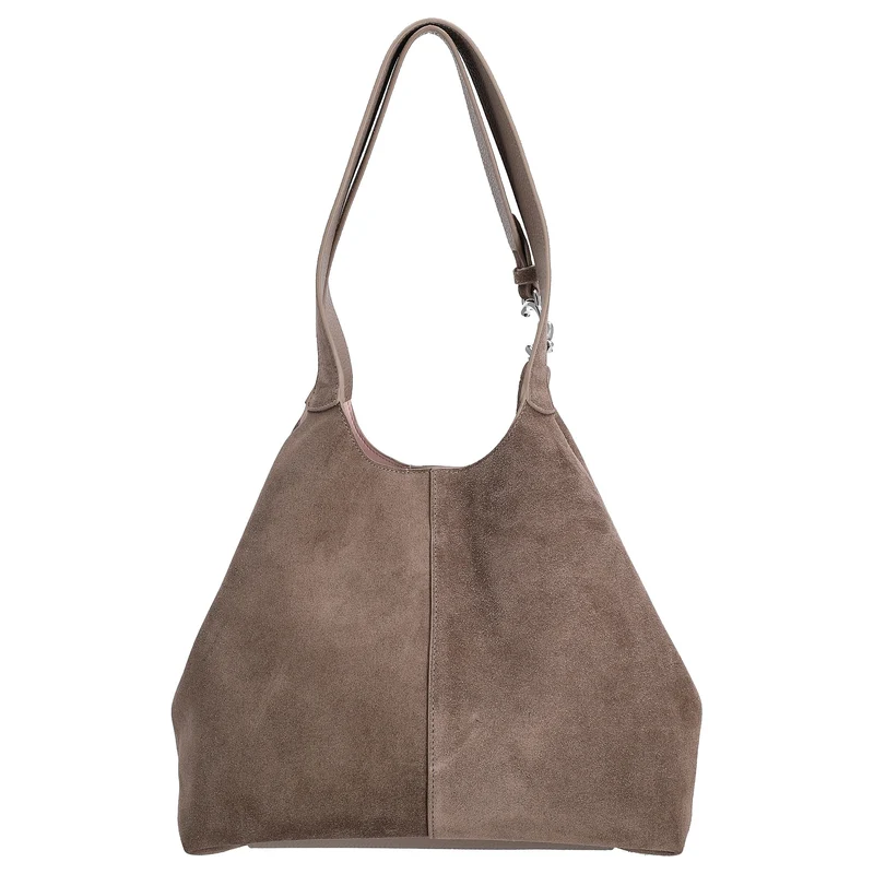 Coccinelle C-Easy Suede - Shopper 31 cm (warm taupe)