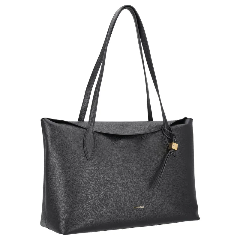 Coccinelle Thess - Shopper 45 cm (noir)