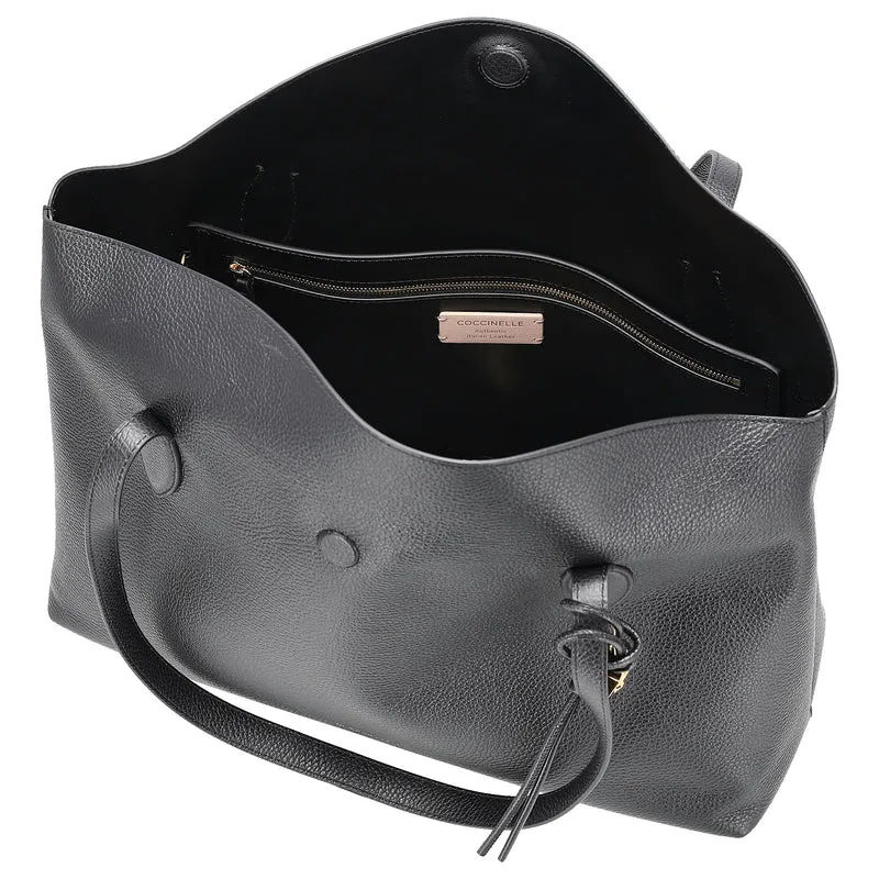 Coccinelle Thess - Shopper 45 cm (noir)