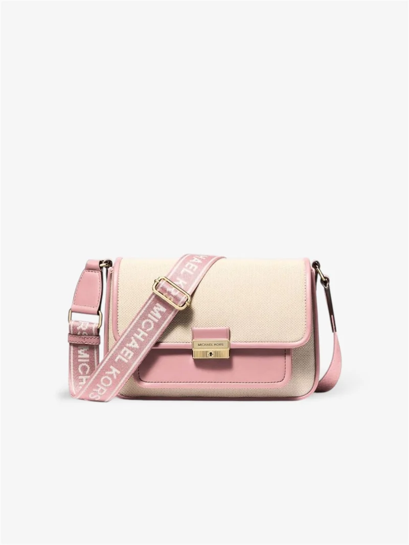 Michael Kors Bradshaw Medium Messenger Bag Powder Blush