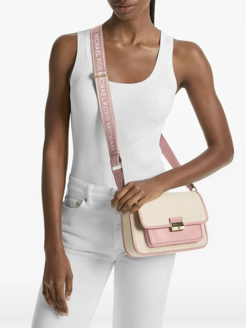 Michael Kors Bradshaw Medium Messenger Bag Powder Blush