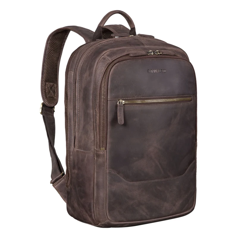 "Maxor" XL Business Rucksack Herren Leder