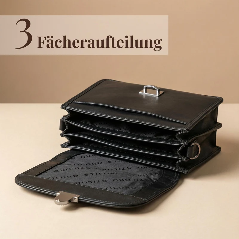 "Maribel" Mini Umhängetasche Damen Leder mit Abnehmbaren Gurt