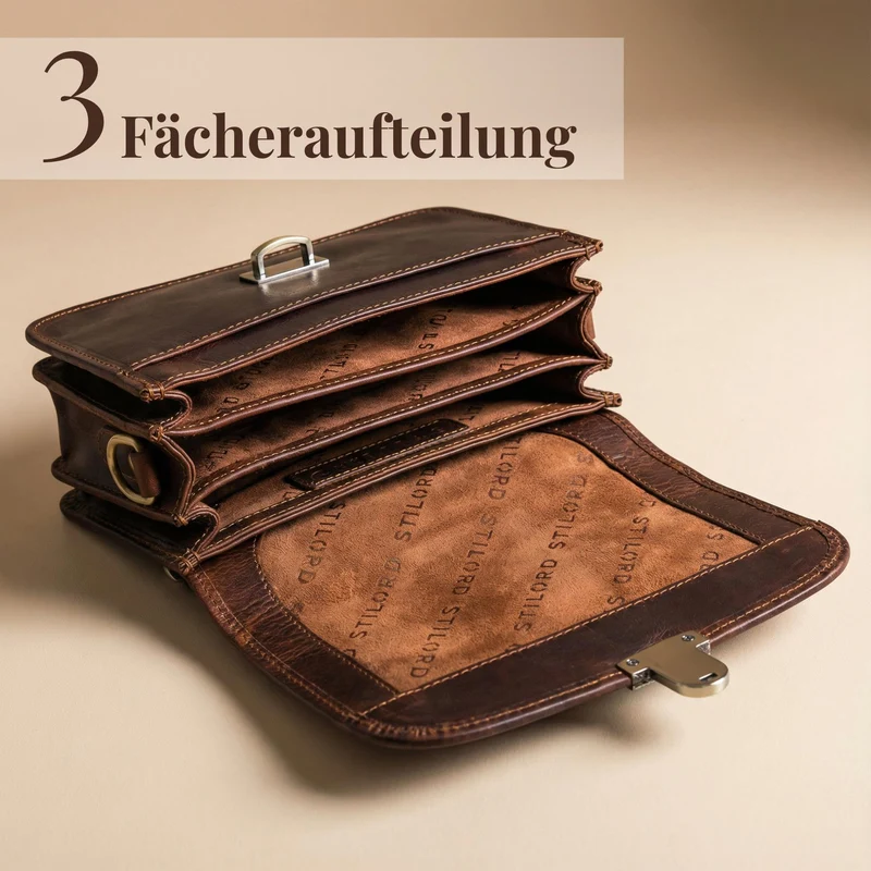 "Maribel" Mini Umhängetasche Damen Leder mit Abnehmbaren Gurt