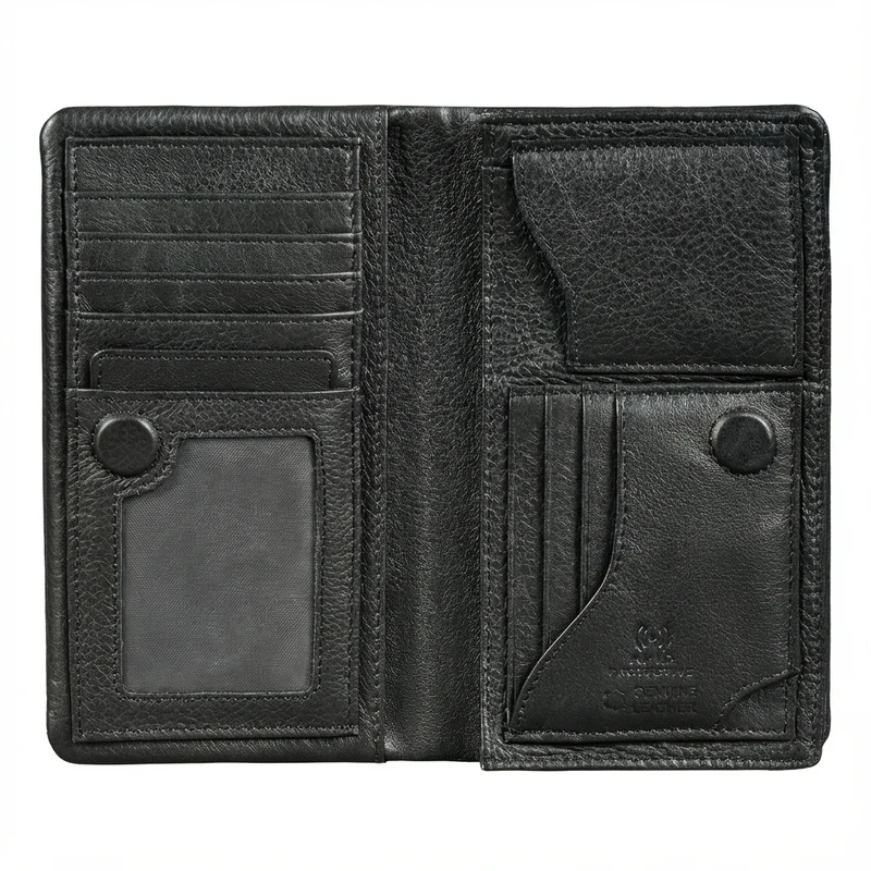 "Kenan" XL Leder Portemonnaie Herren mit Münzfach & RFID für 11 Karten