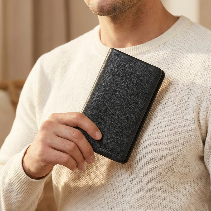 "Kenan" XL Leder Portemonnaie Herren mit Münzfach & RFID für 11 Karten