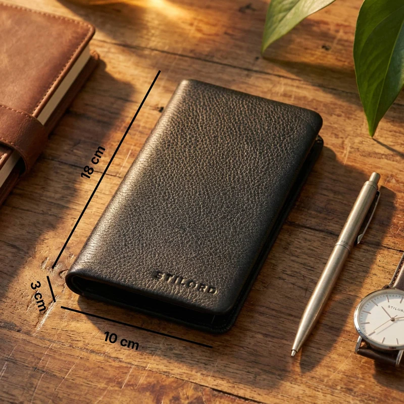 "Kenan" XL Leder Portemonnaie Herren mit Münzfach & RFID für 11 Karten
