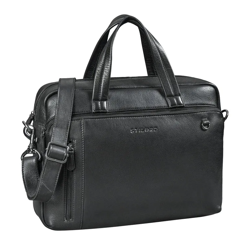 "Ramon" Premium Leder Aktentasche Groß mit Laptopfach 15 Zoll Herren