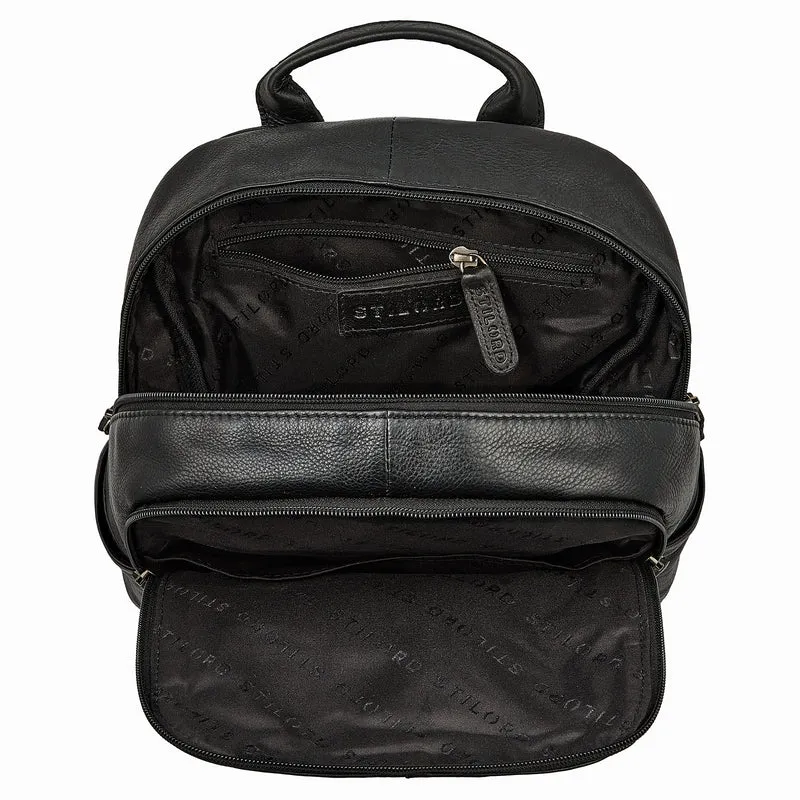 "Marcella" Moderner Kleiner Leder Rucksack Damen 13 Zoll