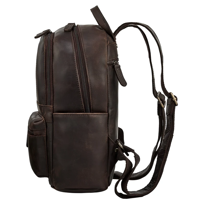 "Marcella" Moderner Kleiner Leder Rucksack Damen 13 Zoll