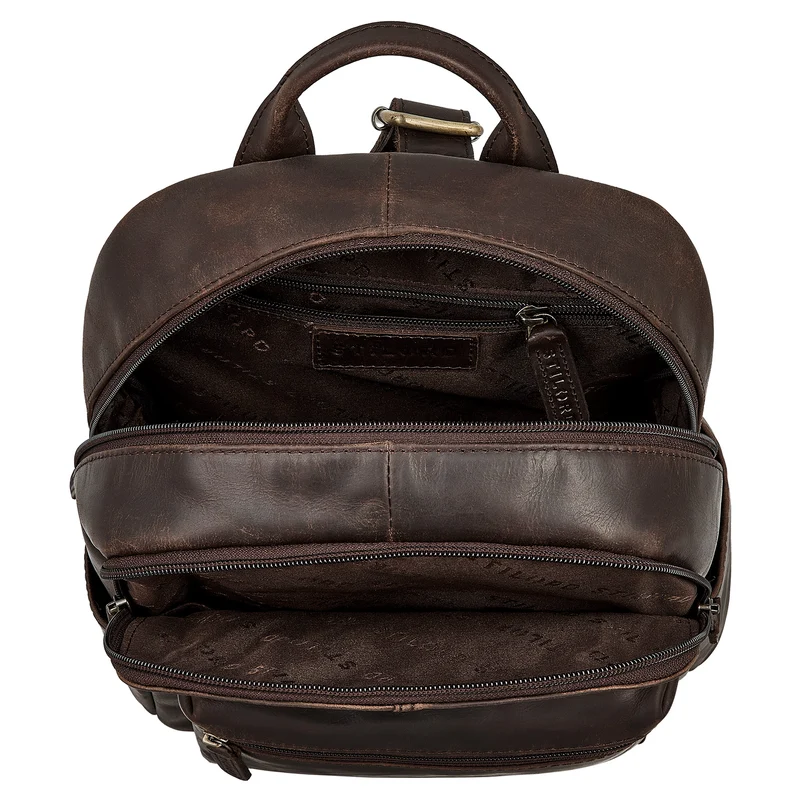 "Marcella" Moderner Kleiner Leder Rucksack Damen 13 Zoll