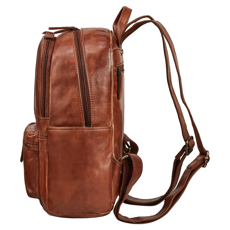 "Marcella" Moderner Kleiner Leder Rucksack Damen 13 Zoll