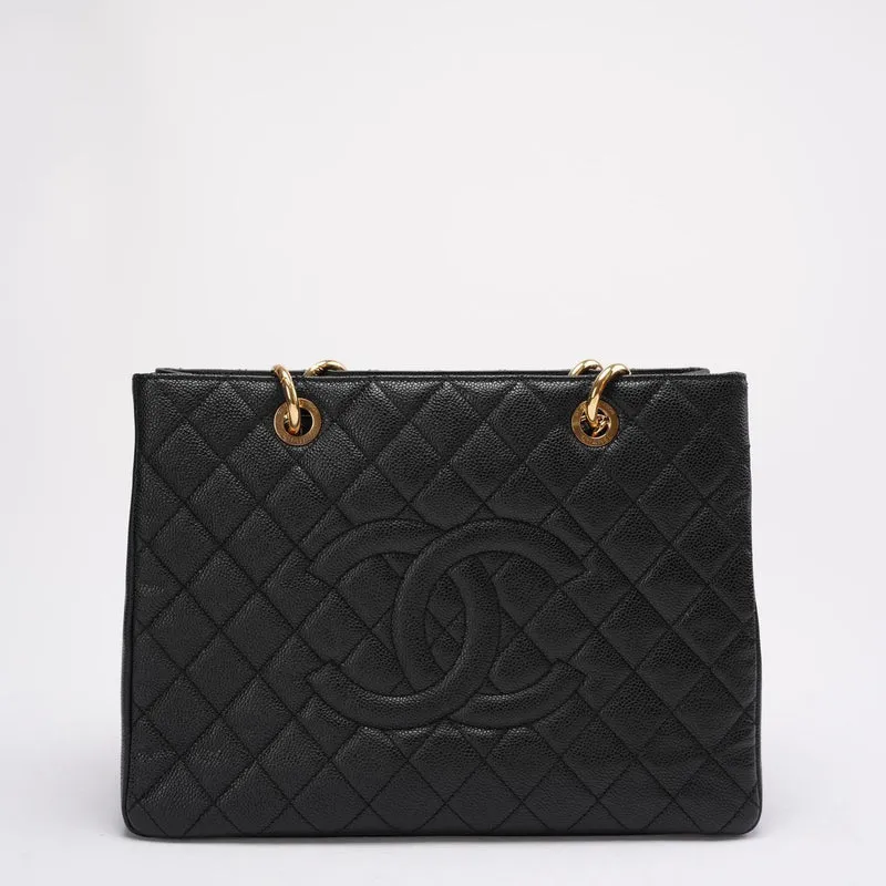 Chanel Shopping Tote GST Caviar Schwarz 2013