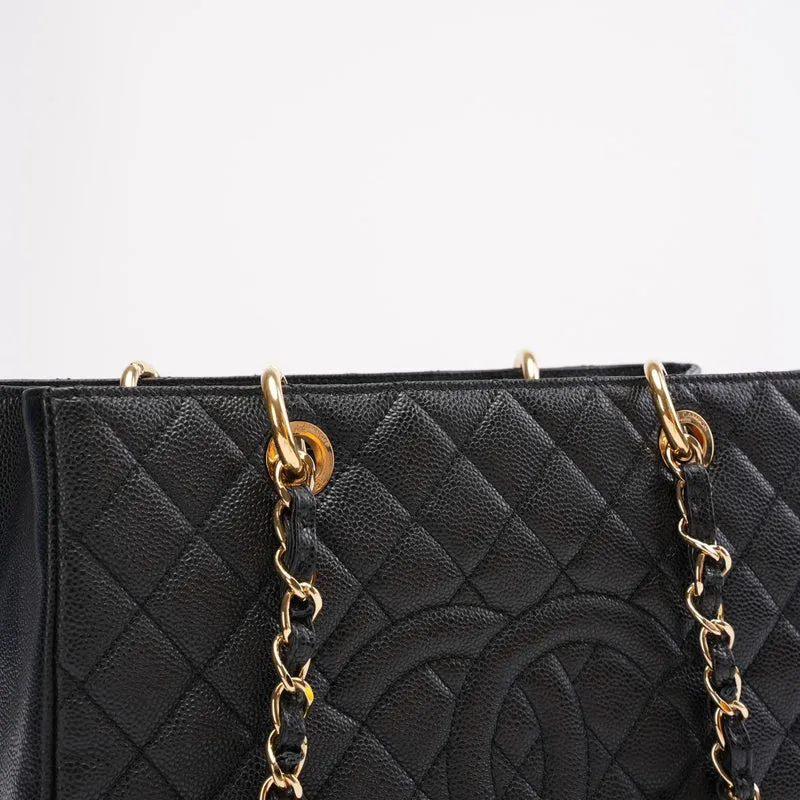Chanel Shopping Tote GST Caviar Schwarz 2013