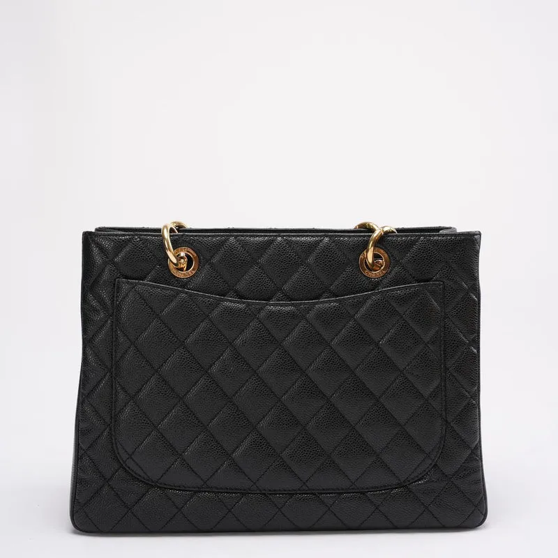 Chanel Shopping Tote GST Caviar Schwarz 2013