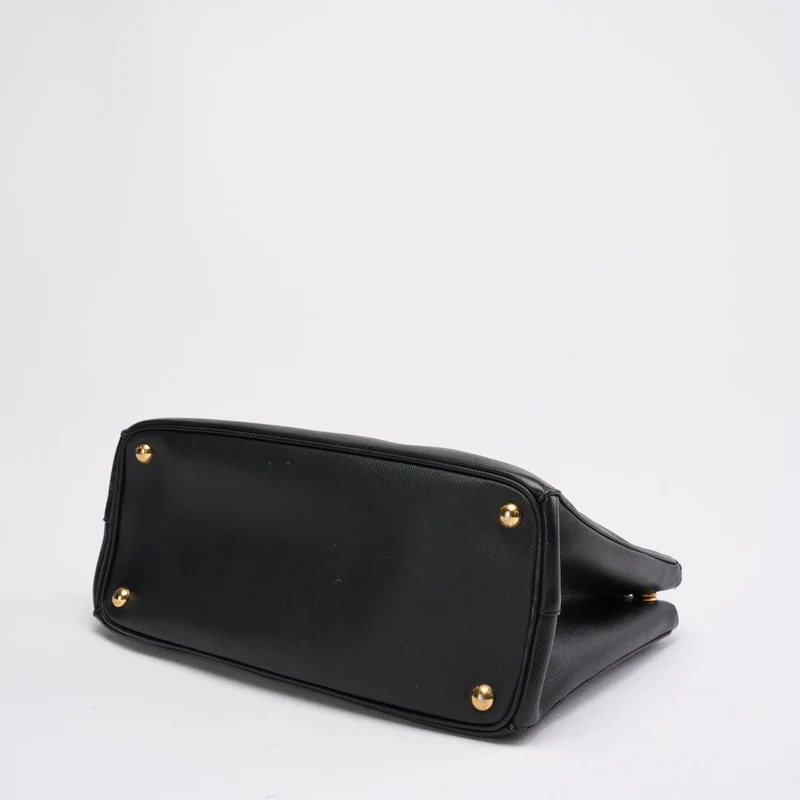 Prada Galleria Tote Bag in Schwarz aus Saffiano-Leder