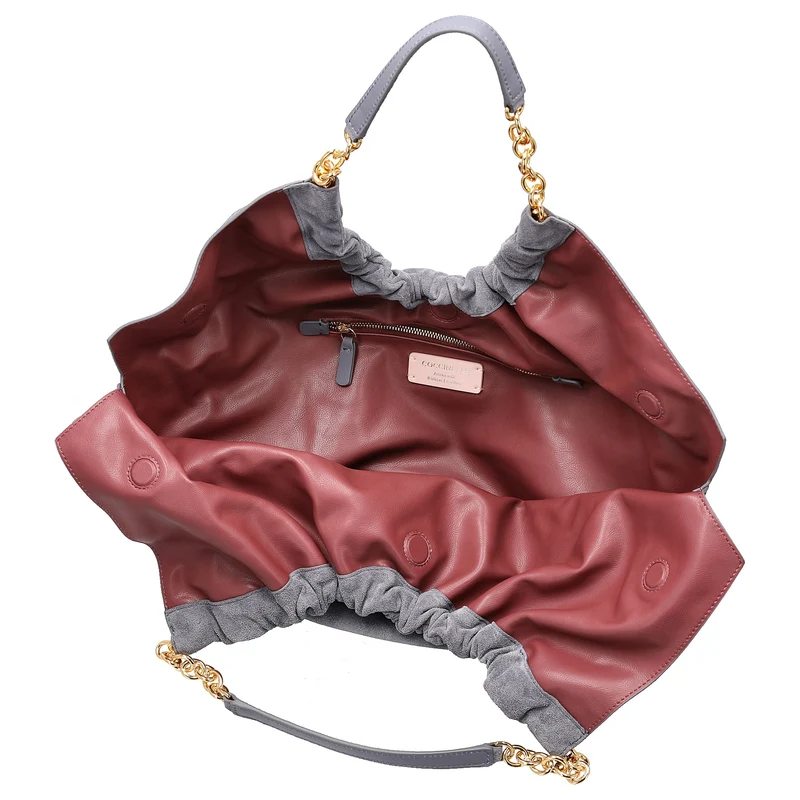 Coccinelle Smash Suede Bim - Schultertasche 27 cm (stove/stove)
