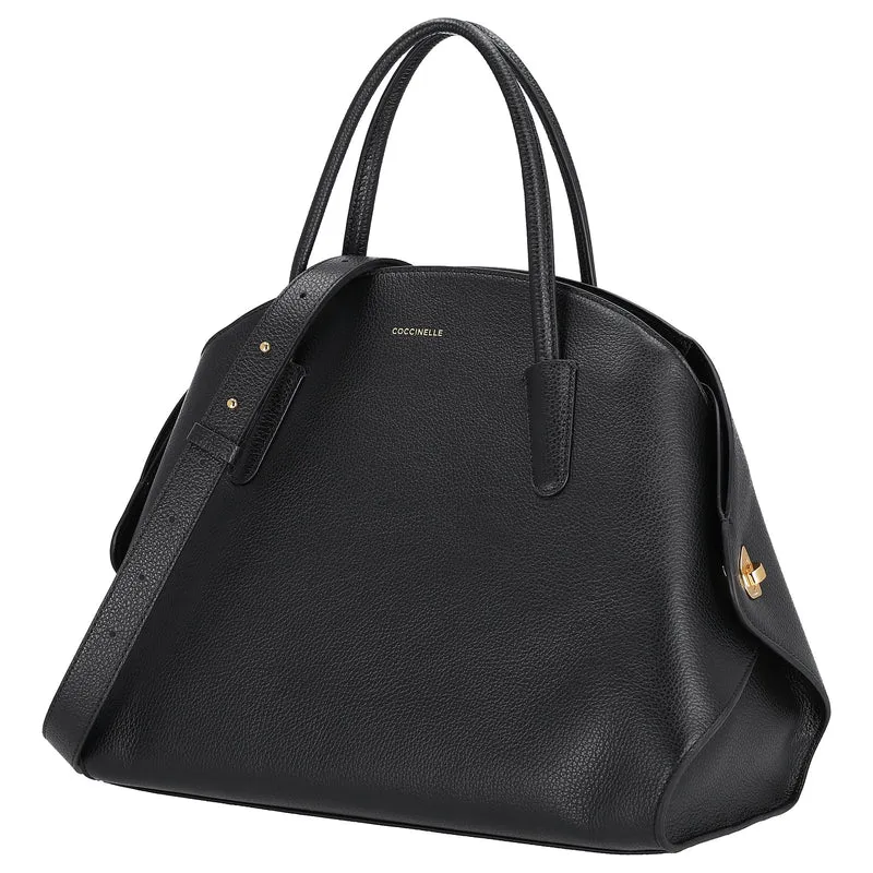 Coccinelle Tylde Soft - Henkeltasche 36 cm (noir)
