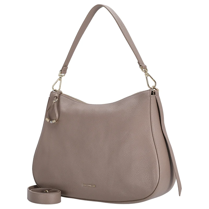 Coccinelle Nory - Schultertasche 36 cm (warm taupe)