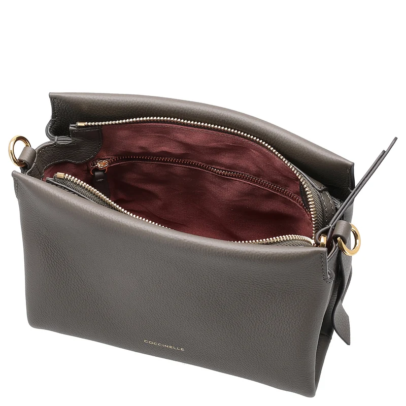 Coccinelle Boheme Grana Double - Henkeltasche S 23 cm (fango/honey)