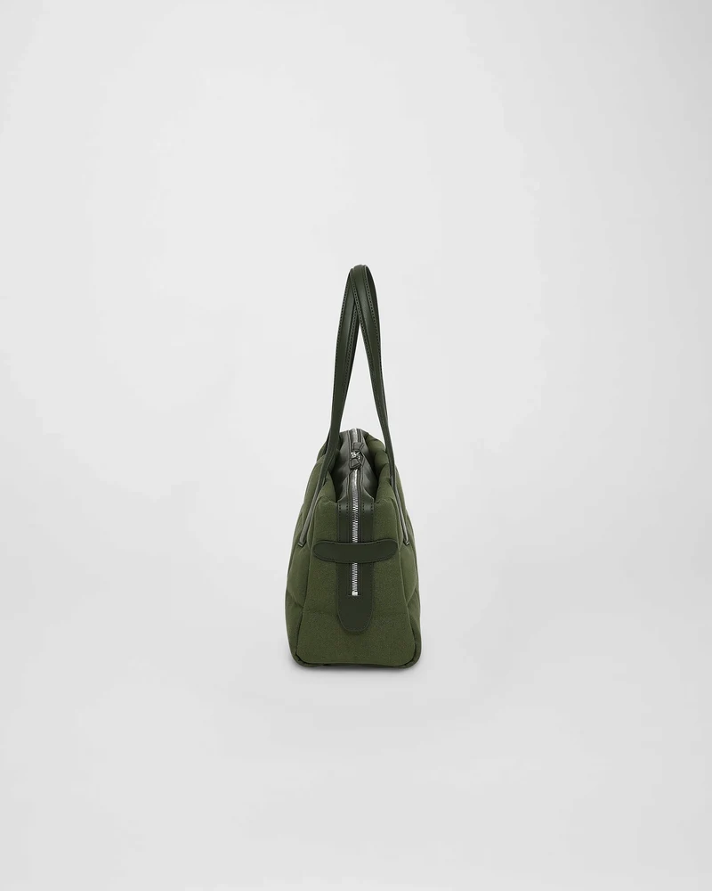 Tela Tote Small Olive Canvas