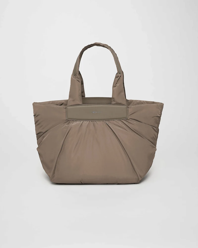 Caba Tote Medium Silver Mink
