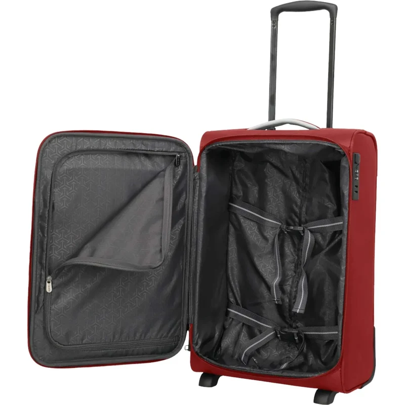 Travelite Jetpack Slim 2-Rollen-Handgepäcktrolley 55 cm -rot