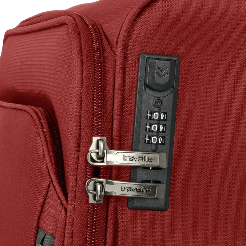Travelite Jetpack Slim 2-Rollen-Handgepäcktrolley 55 cm -rot