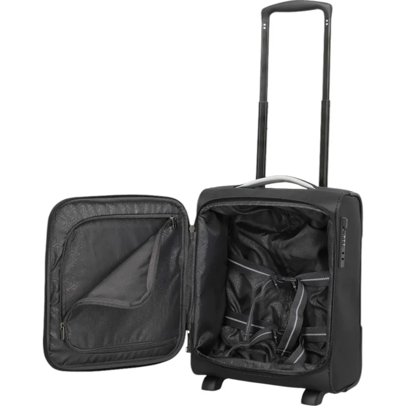 Travelite Jetpack Easy 2-Rollen Bordtrolley 40 cm -schwarz