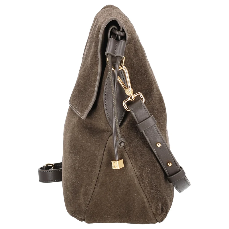 Coccinelle Lidia Suede Bim - Umhängetasche 40 cm (fango)