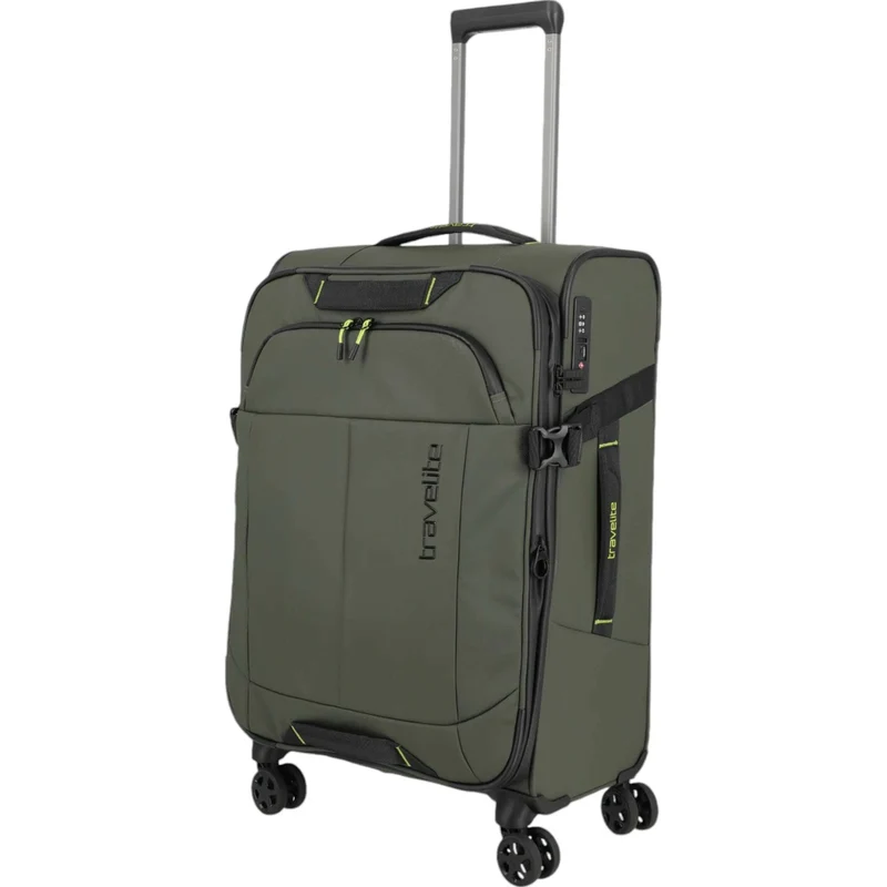 Travelite Briize 4-Rollen-Trolley M 67 cm -Khaki