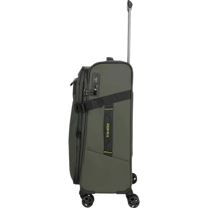 Travelite Briize 4-Rollen-Trolley M 67 cm -Khaki