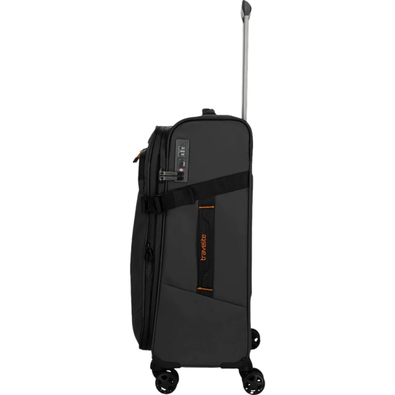 Travelite Briize 4-Rollen-Trolley M 67 cm -Schwarz