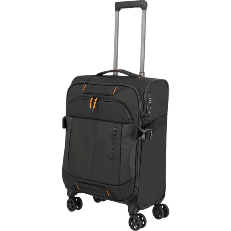 Travelite Briize 4-Rollen-Kabinentrolley S 55 cm -Schwarz