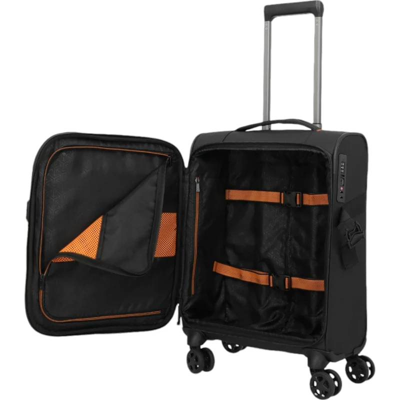 Travelite Briize 4-Rollen-Kabinentrolley S 55 cm -Schwarz